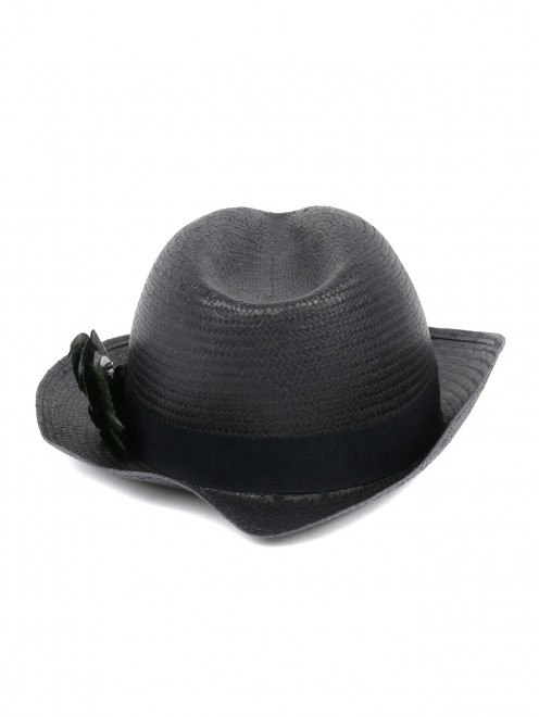Шляпа с контрастной вставкой - Обтравка2