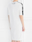 Платье из хлопка с коротким рукавом Jil Sander  –  Модель Верх-Низ1