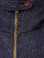 Пальто из шерсти и мохера на молнии с капюшоном BOSCO  –  Деталь
