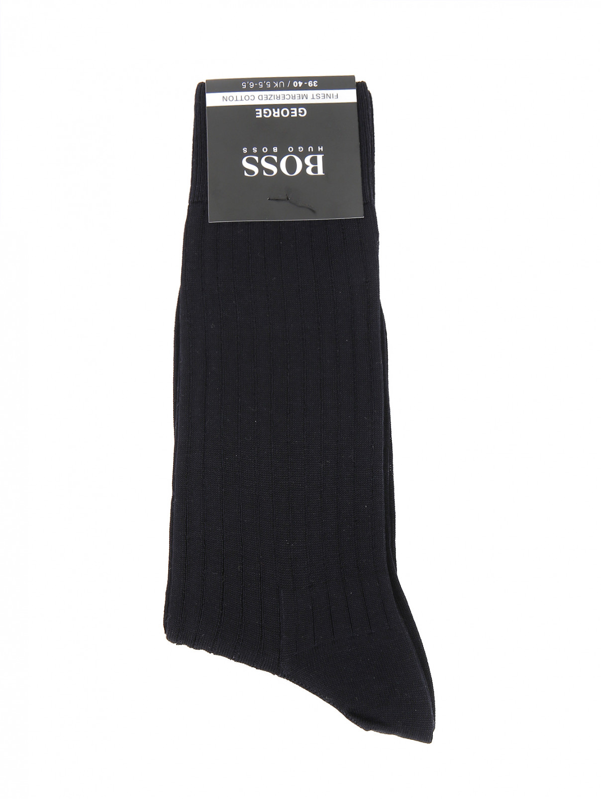 Носки из хлопка Hugo Boss  –  Общий вид  – Цвет:  Черный
