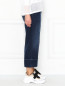 Укороченные джинсы с декоративными отворотами Persona by Marina Rinaldi  –  МодельВерхНиз2