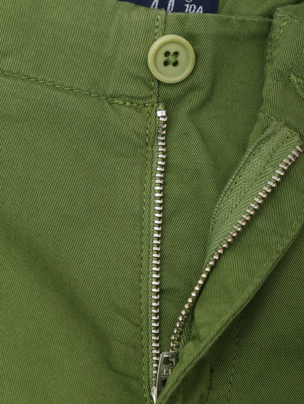Шорты из хлопка с карманами Il Gufo  –  Деталь1  – Цвет:  Зеленый