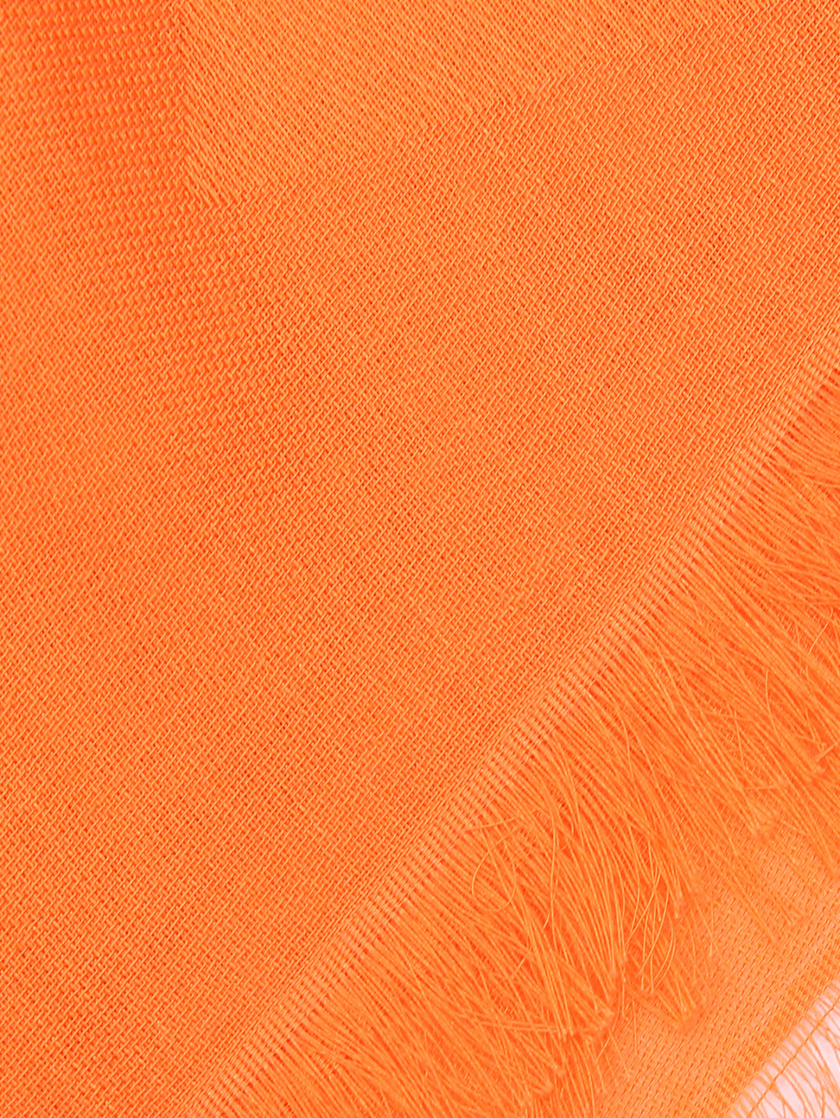 Однотонный шарф из лиоцелла Weekend Max Mara  –  Деталь1  – Цвет:  Оранжевый