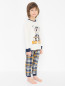 Хлопковая пижама с брюками Chicco  –  МодельОбщийВид1