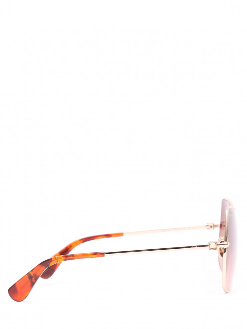 Солнцезащитные очки в оправе из металла - Обтравка2