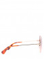Солнцезащитные очки в оправе из металла Max Mara  –  Обтравка2