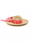 Соломенная шляпа с контрастным платком Ermanno Scervino  –  Обтравка1