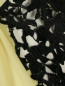 Блуза из смешанного шелка с контрастной отделкой Zuhair Murad  –  Деталь1