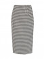Юбка-карандаш из смешанной шерсти с узором Luisa Spagnoli  –  Общий вид