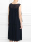 Платье многослойное из плиссированной ткани Marina Rinaldi  –  МодельВерхНиз1