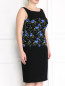 Платье-футляр с вышивкой Marina Rinaldi  –  Модель Верх-Низ