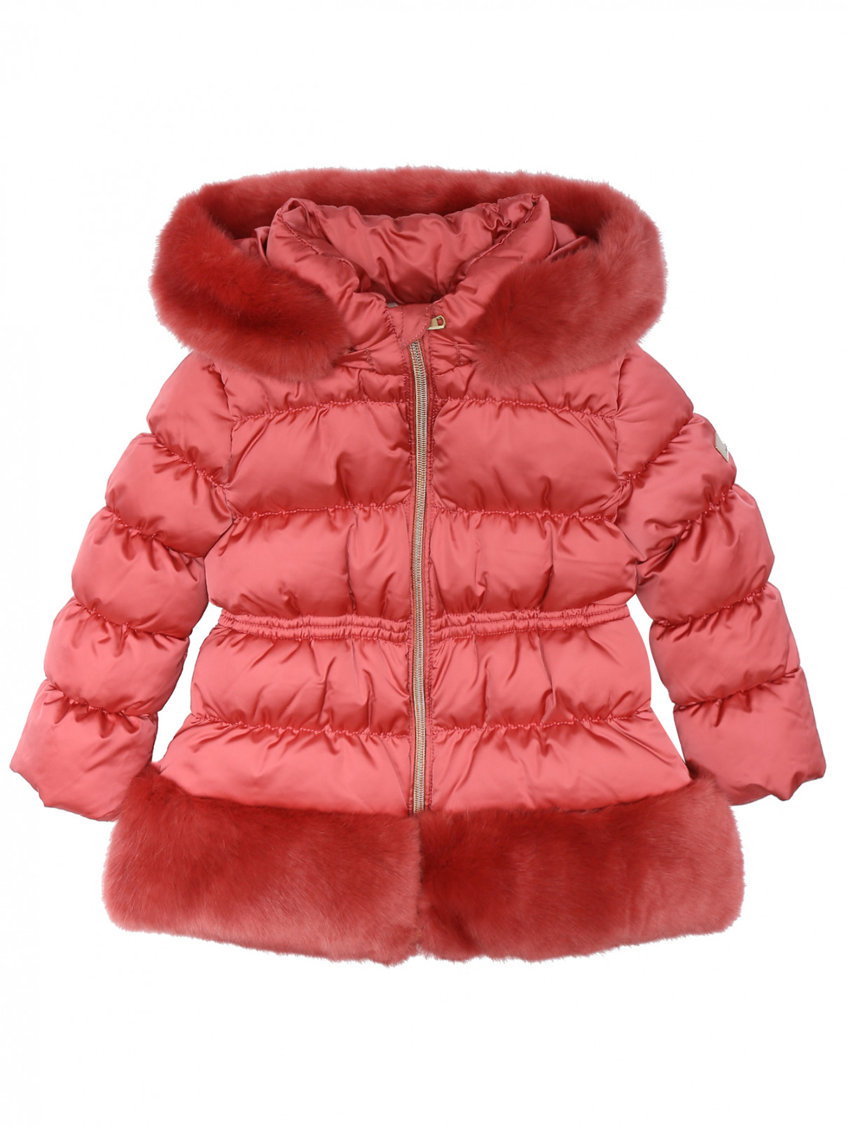 Куртка с капюшоном Treapi  –  Общий вид  – Цвет:  Красный
