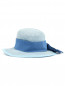 Шляпа из цветной соломы с бантиком MiMiSol  –  Обтравка2