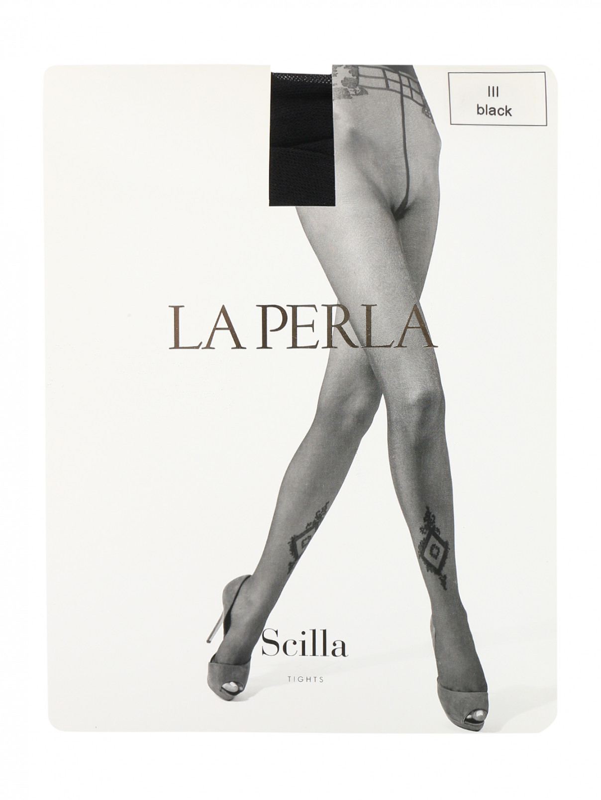 Колготки La Perla  –  Общий вид  – Цвет:  Черный