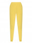 Однотонные брюки из хлопка на резинке Ermanno Scervino  –  Общий вид