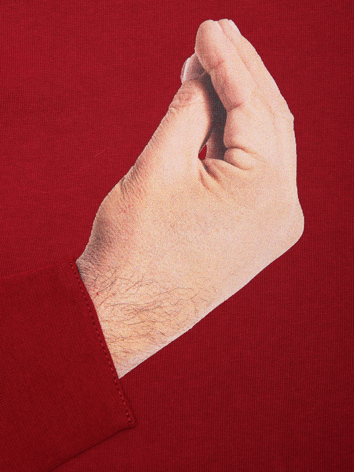 Костюм из хлопка с принтом Isaia  –  Деталь1  – Цвет:  Красный