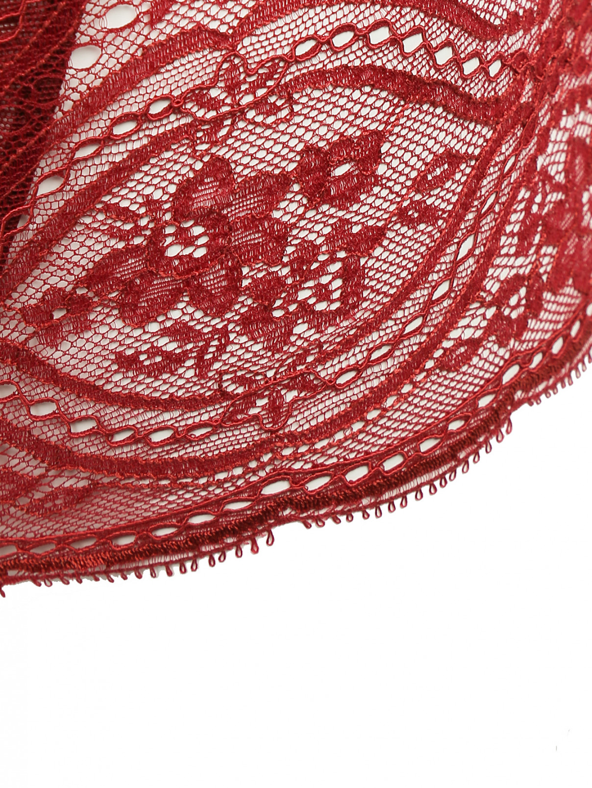 Трусы-шорты кружевные La Perla  –  Деталь1  – Цвет:  Красный