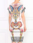 Трикотажное платье из хлопка с абстрактным узором Jean Paul Gaultier  –  Модель Верх-Низ1