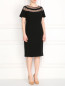 Платье-футляр со вставками из кружева Marina Rinaldi  –  Модель Общий вид