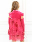 Платье из шелка  свободного кроя с рукавами в комплекте Miss Blumarine  –  Модель Верх-Низ1