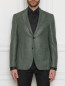 Пиджак из шерсти и шелка с накладными карманами Pal Zileri  –  МодельОбщийВид1