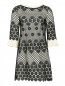 Платье-мини из кружева с контрастной отделкой Max&Co  –  Общий вид