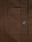Куртка из денима с бахромой и  вышивкой N21  –  Деталь1