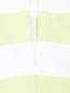 Укороченные брюки из хлопка с узором "полоска" Moschino Cheap&Chic  –  Деталь1