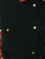 Платье из хлопка с контрастными вставками Love Moschino  –  Деталь