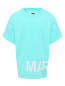 Трикотажная футболка с принтом MM6  –  Общий вид