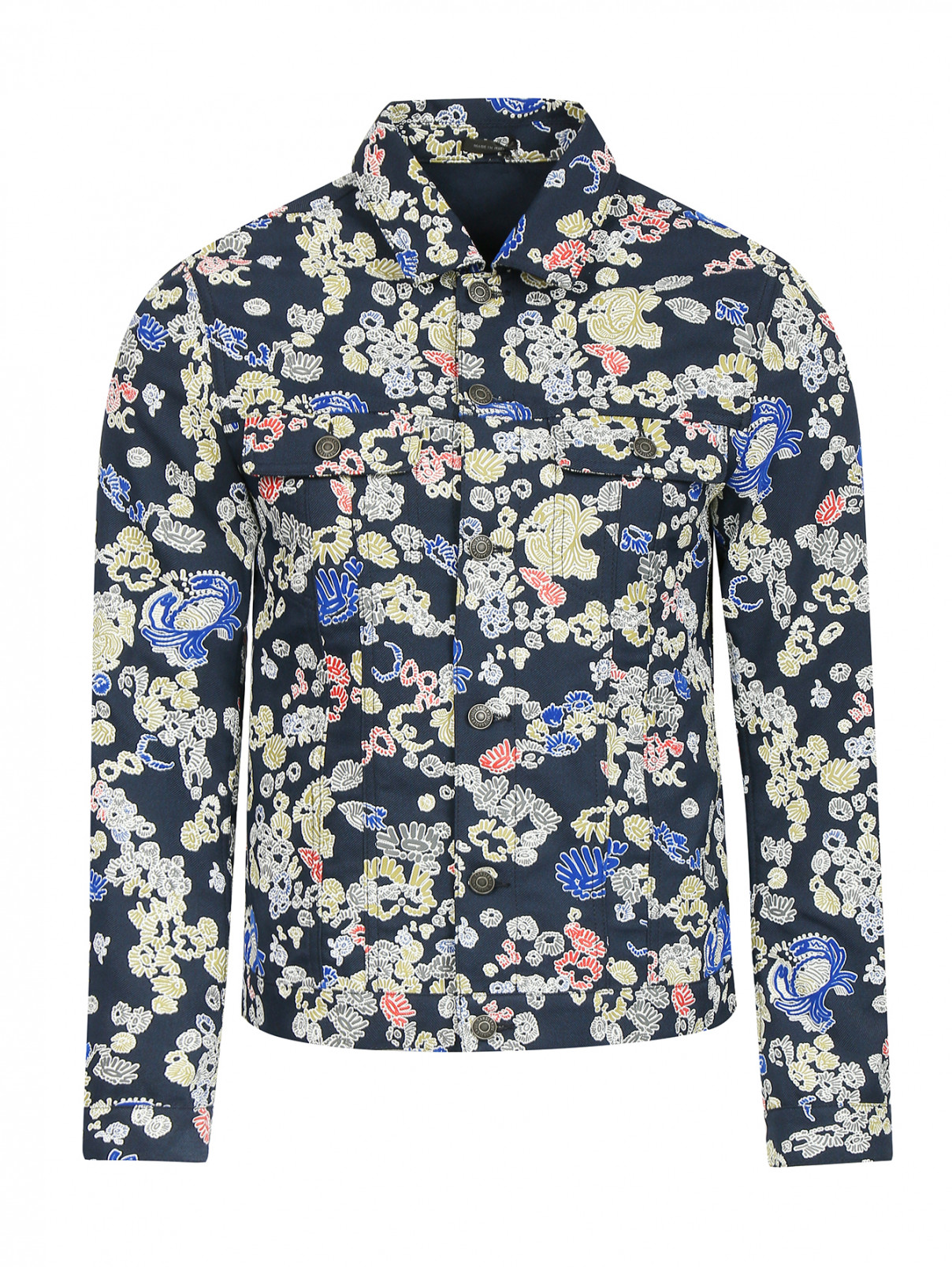 Куртка с узором Jil Sander  –  Общий вид  – Цвет:  Узор