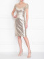 Платье в пайетках, декорированное бисером и кристаллами Jenny Packham  –  МодельОбщийВид