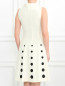 Платье-мини без рукавов с вышивкой Moschino  –  Модель Верх-Низ1