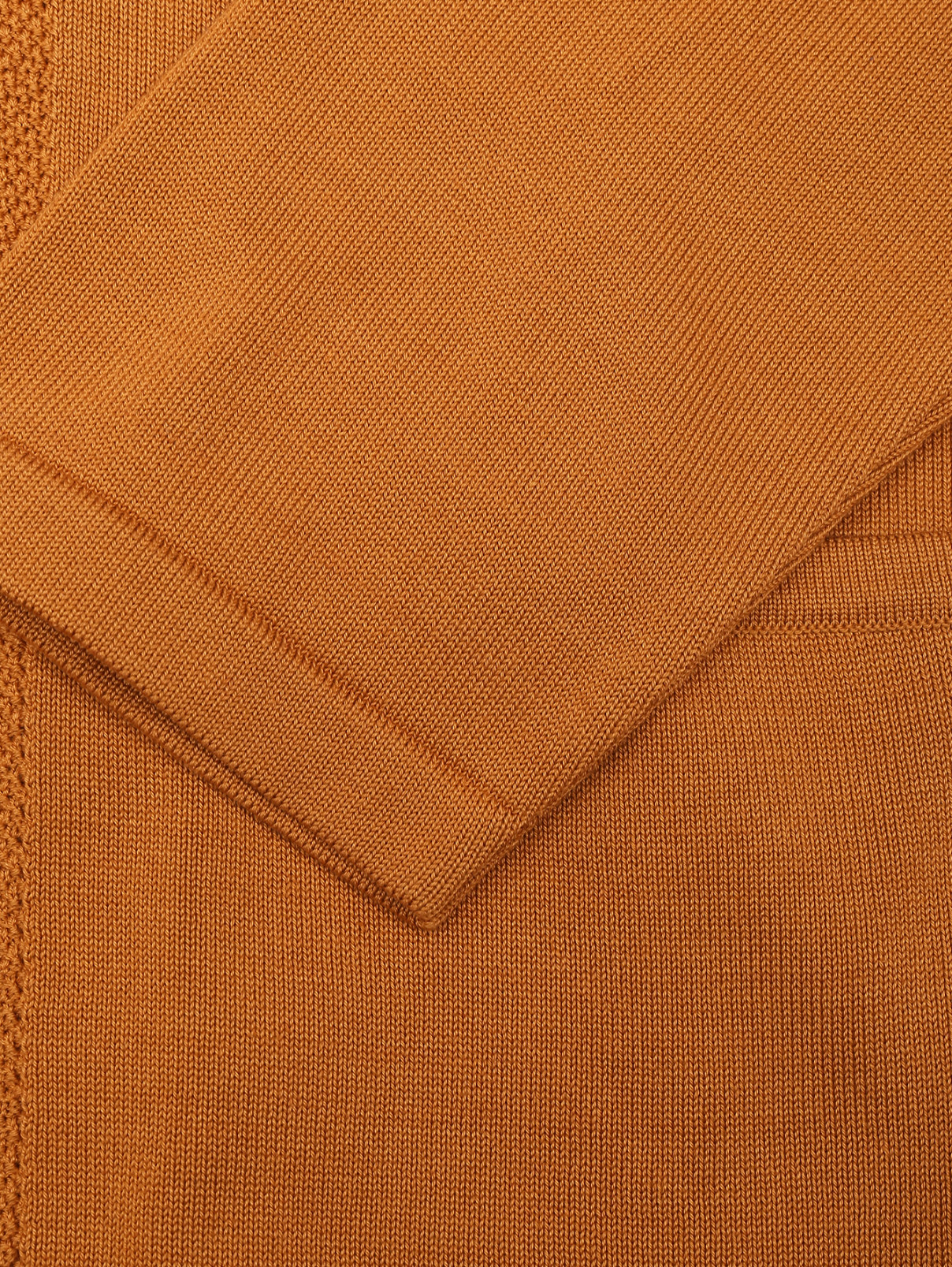Кардиган из хлопка на пуговицах с карманами LARDINI  –  Деталь1  – Цвет:  Оранжевый
