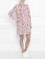Платье-рубашка из хлопка с цветочным узором Antonio Marras  –  МодельОбщийВид