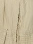 Юбка-трапеция из хлопка декорированная пайетками Moschino  –  Деталь1
