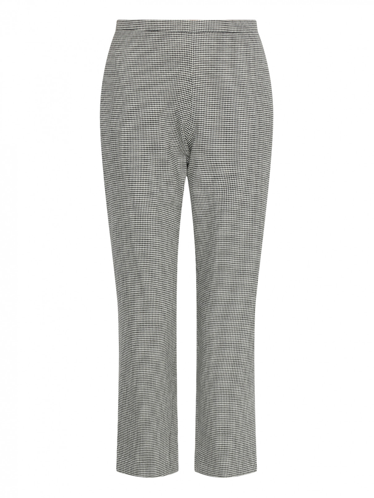 Укороченные брюки из шерсти с боковыми карманами Antonio Marras  –  Общий вид  – Цвет:  Узор