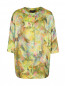Пальто с цветочным узором и боковыми карманами Femme by Michele R.  –  Общий вид
