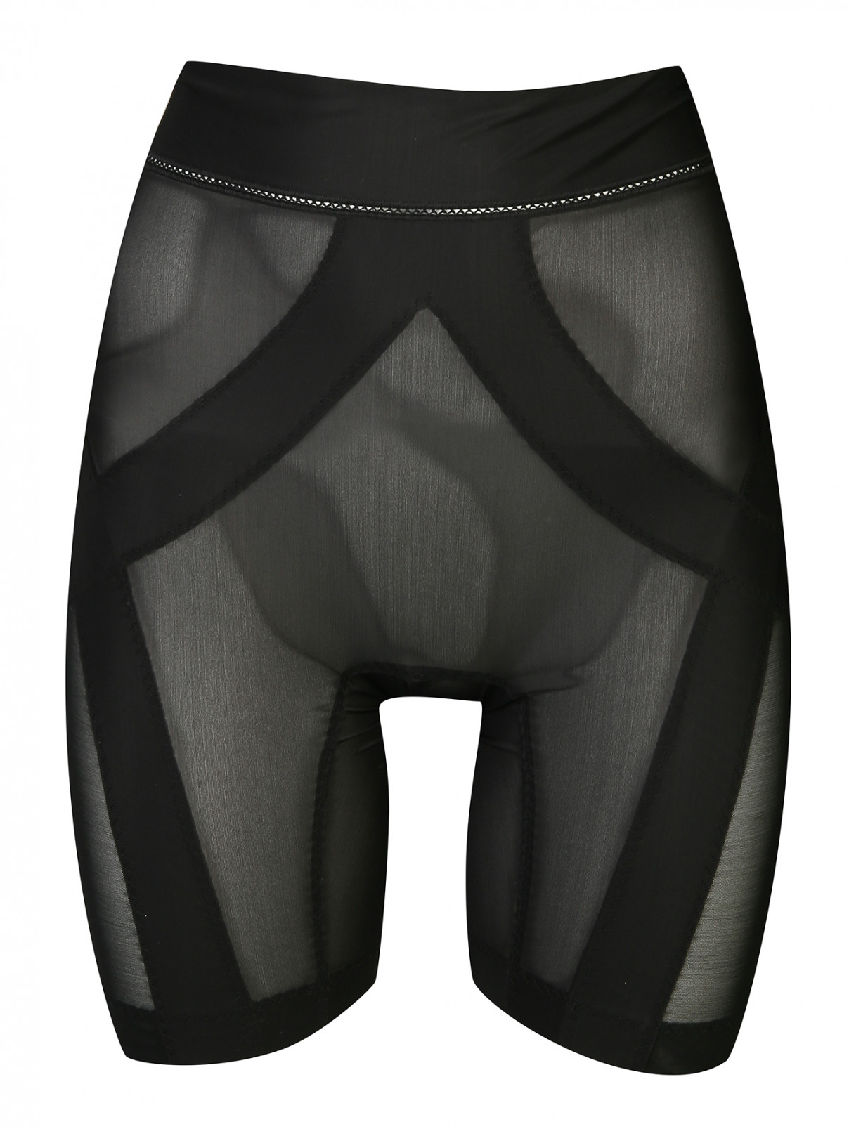 Панталоны однотонные Cotton Club  –  Общий вид  – Цвет:  Черный