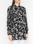 Блуза из вискозы с цветочным узором Max&Co  –  МодельВерхНиз