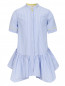 Платье на пуговицах с воротником стойкой Armani Junior  –  Общий вид