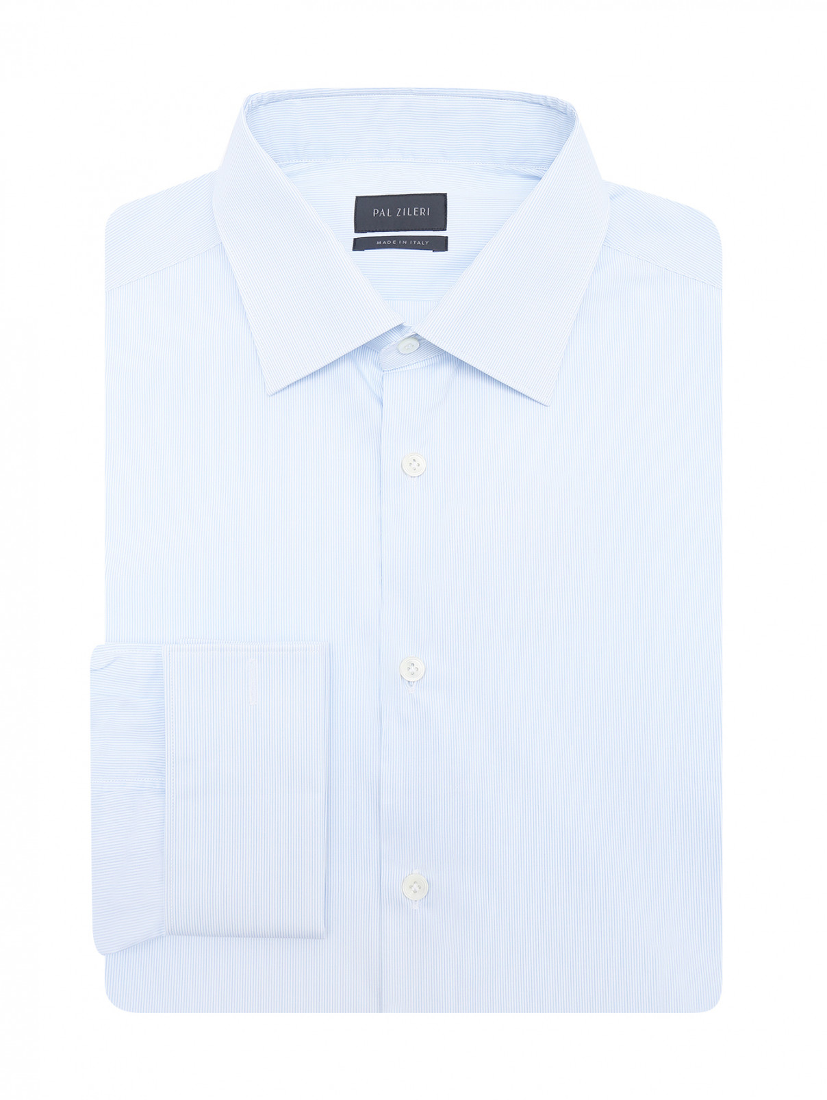 Рубашка из хлопка с узором Pal Zileri  –  Общий вид  – Цвет:  Узор