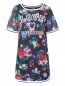 Платье-футболка с принтом Love Moschino  –  Общий вид