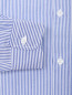 Рубашка из хлопка с узором полоска Dal Lago  –  Деталь1