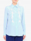 Блуза из шелка с вышивкой Moschino Cheap&Chic  –  Модель Верх-Низ