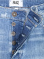 Укороченные джинсы с потертостями Paige  –  Деталь1