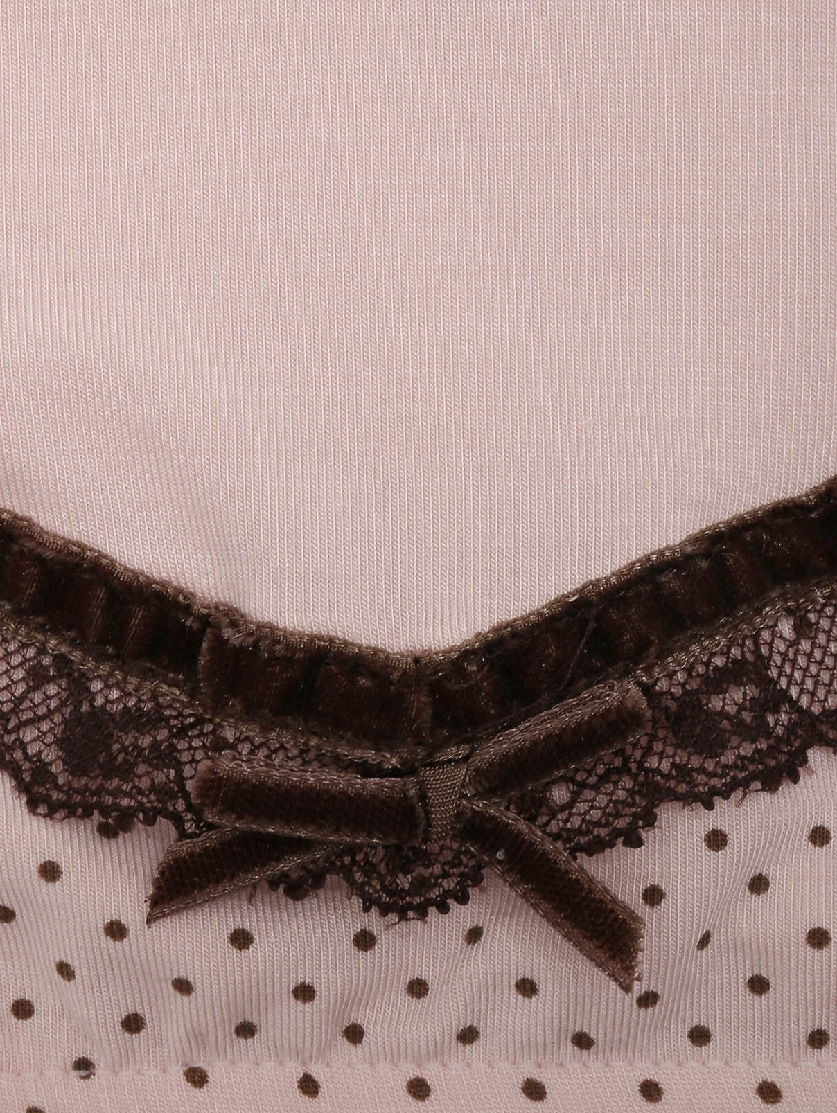 Топ из модала с кружевом La Perla  –  Деталь  – Цвет:  Узор