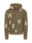 Толстовка из хлопка с узором Moschino  –  Общий вид