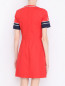 Платье из хлопка с коротким рукавом Moschino Boutique  –  МодельВерхНиз1