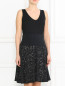 Платье без рукавов с V-вырезом DKNY  –  Модель Верх-Низ